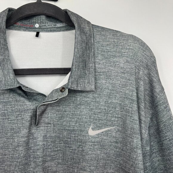 Nike Golf Dri Fit Tiger Woods Polo Shirt Collar Men's size Large - Picture 3 of 14